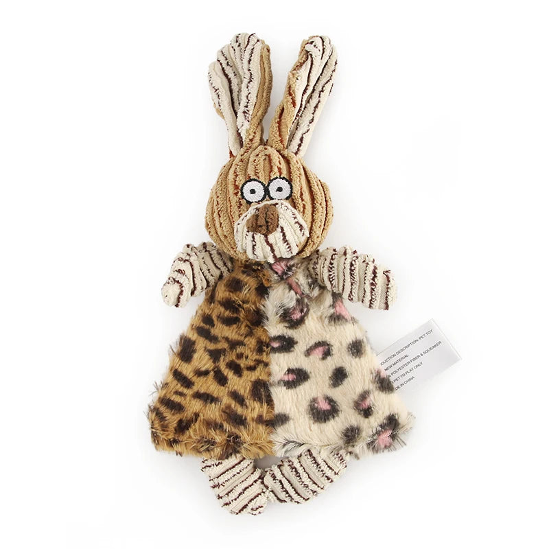 Juguete de Peluche de Pana con Sonido para Perros - Diseños de Animales
