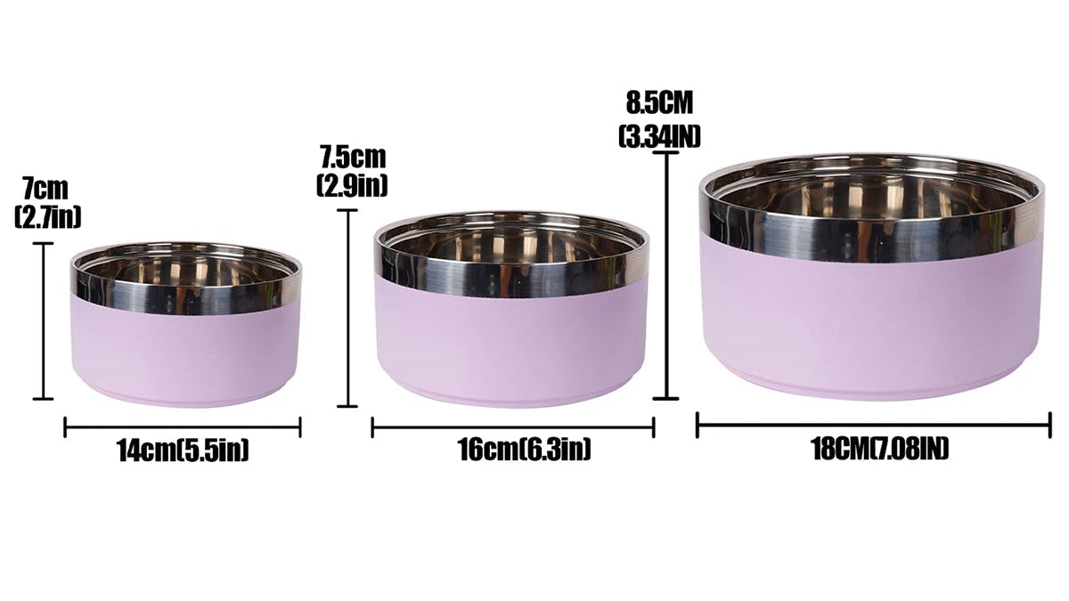 Comedero de Acero Inoxidable Antideslizante para Perros – Resistente, Higiénico y Duradero