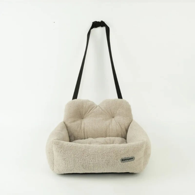 Asiento Elevador para Coche: Viajes Seguros y Confortables - Caqui y Gris
