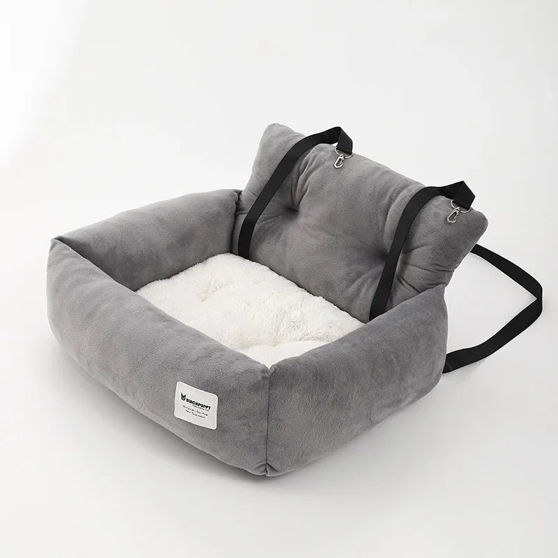 Asiento Elevador para Coche: Viajes Seguros y Confortables - Caqui y Gris
