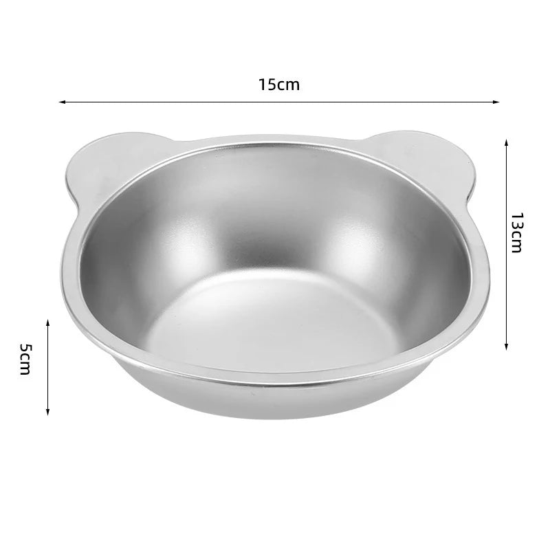 Comedero Inclinable de Acero Inoxidable para Gatos – Ergonómico, Higiénico y Resistente