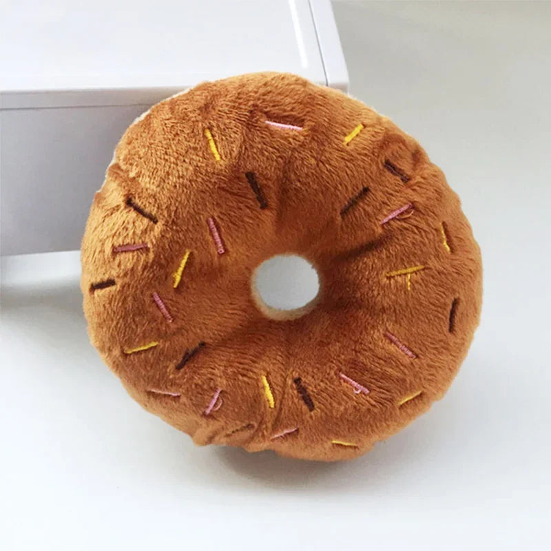 Rosquilla de Peluche con Sonido para Perros