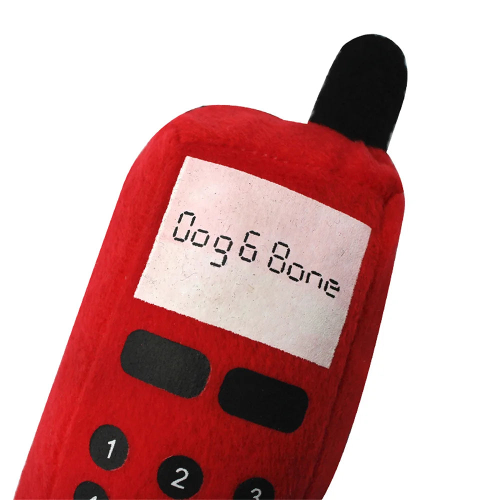 Juguete de Peluche con Forma de Teléfono para Perros