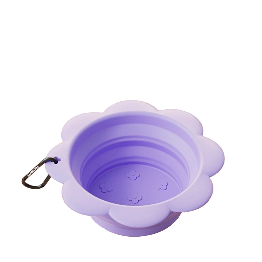 CUENCO PLEGABLE DE SILICONA PARA PERROS Y GATOS de 350 ml