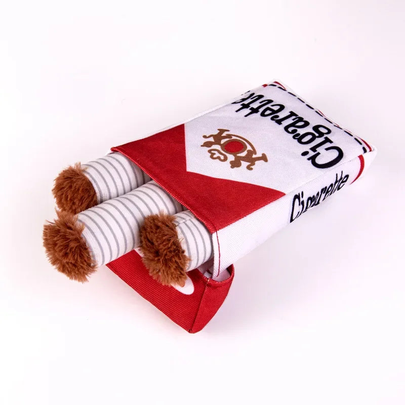 Juguete de Peluche Creativo: Diseño Divertido de Cigarrillos