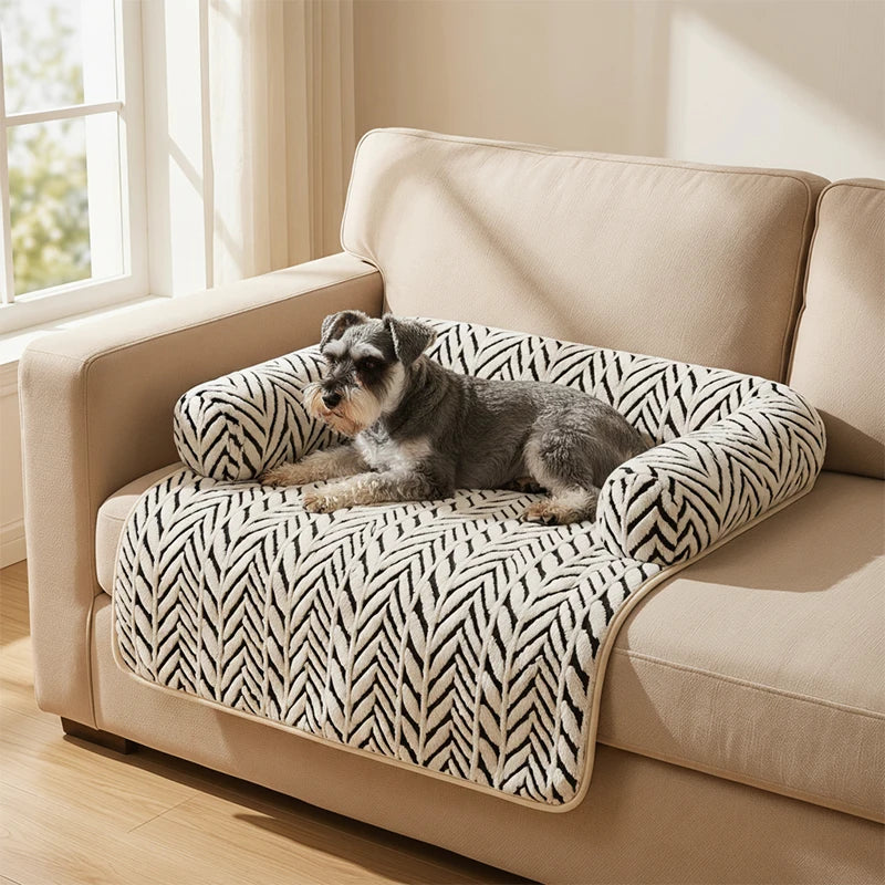Colchoneta con Bordes Elevados para Perros y Gatos