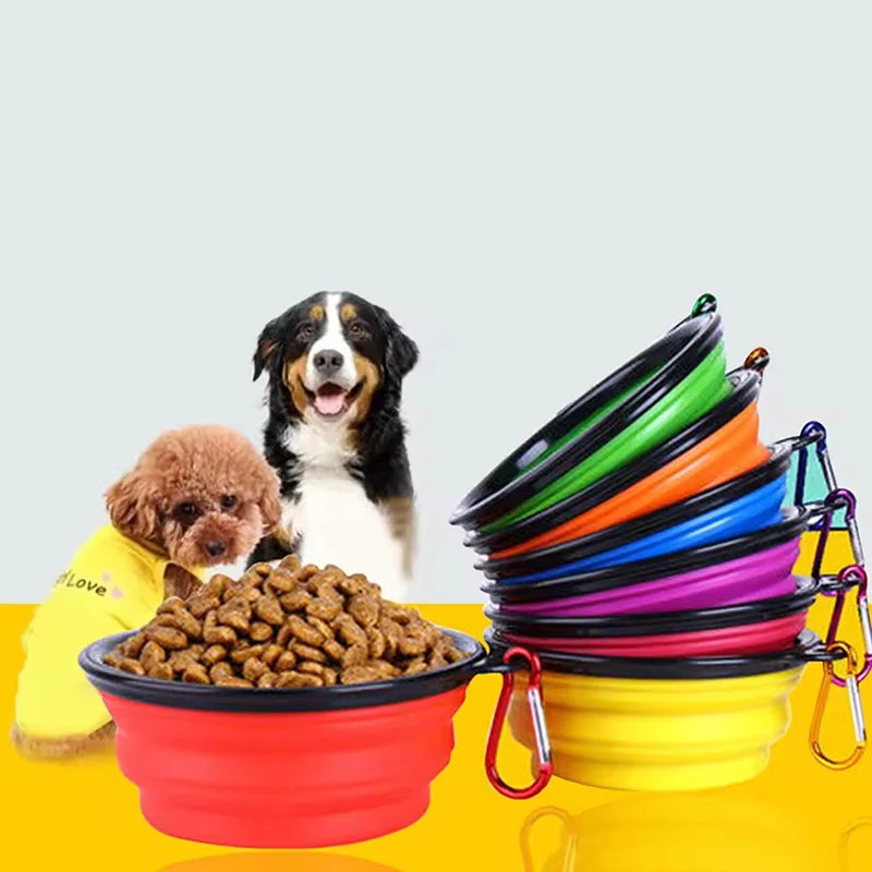 Comedero Plegable Portátil para Perros y Gatos – Práctico, Resistente y de Viaje