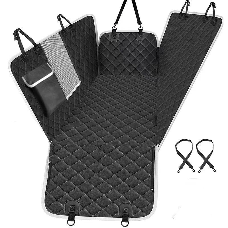 Funda Protectora Impermeable de Tejido Oxford para Asiento Trasero de Coche