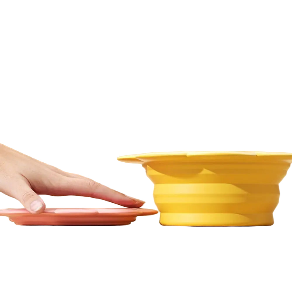 CUENCO PLEGABLE DE SILICONA PARA PERROS Y GATOS de 350 ml