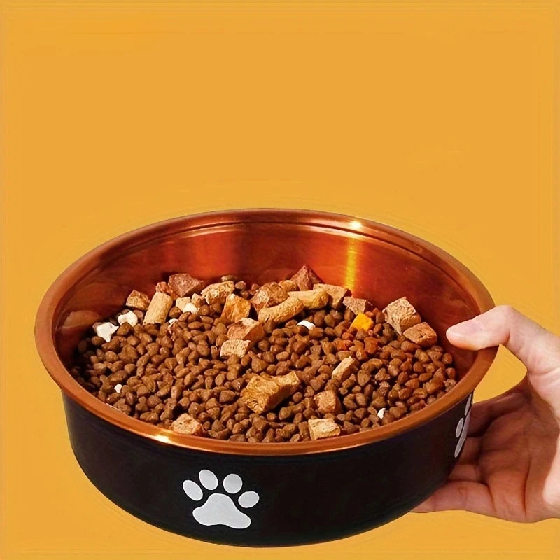 Comedero Antideslizante de Acero Inoxidable para Perros – Duradero, Higiénico y Seguro