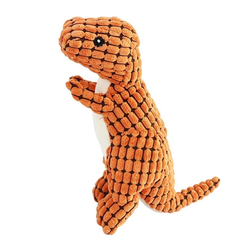 Juguete Mordedor con Sonido para Perros - Diseño Dinosaurio Divertido y Seguro