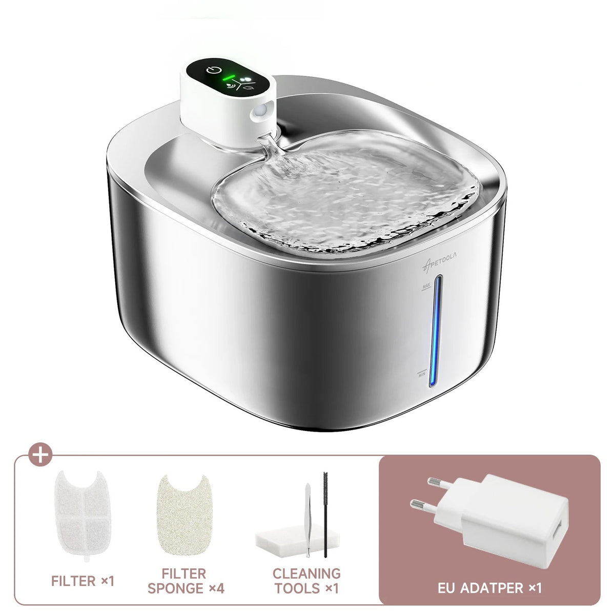 Fuente de Acero Inoxidable Inalámbrica 4L: Libertad y Pureza Total