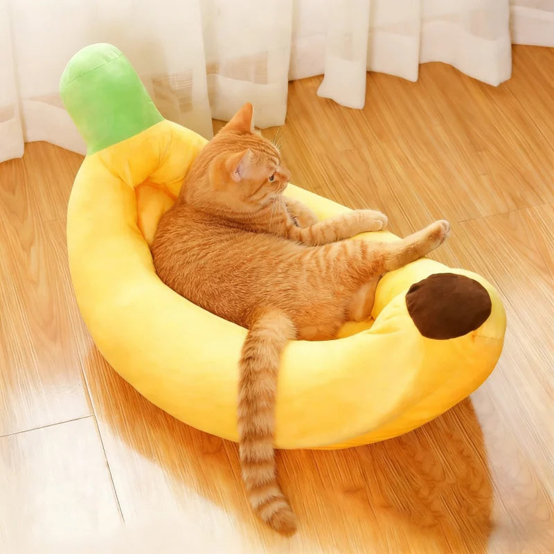 Bananenbett für Hunde und Katzen