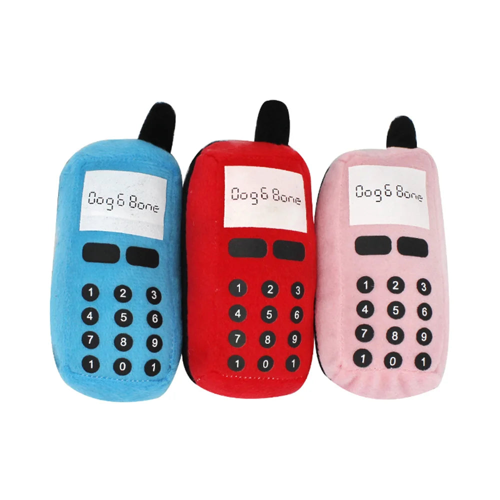 Juguete de Peluche con Forma de Teléfono para Perros