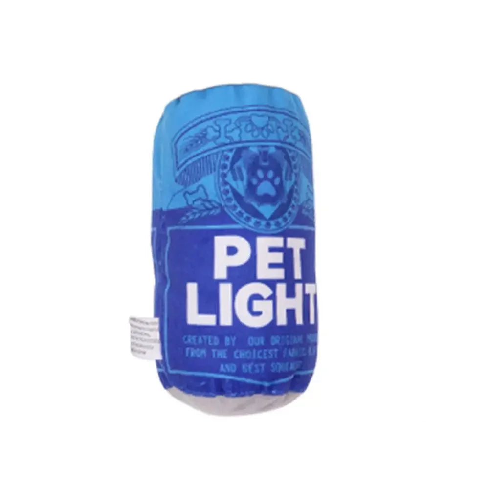 Juguete de Peluche con Forma de Botella de Soda para Perros