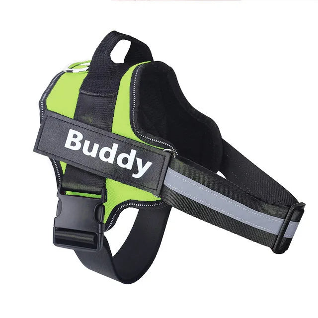 Arnés Personalizable para Perros – Verde, Fucsia, Rosa y Lila