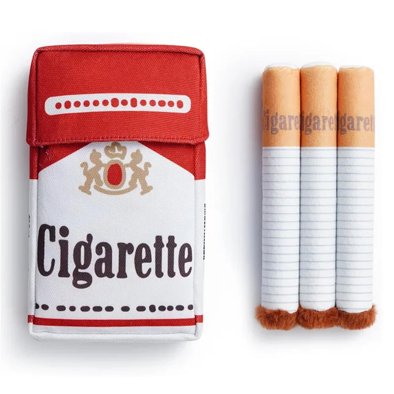 Juguete de Peluche Creativo: Diseño Divertido de Cigarrillos