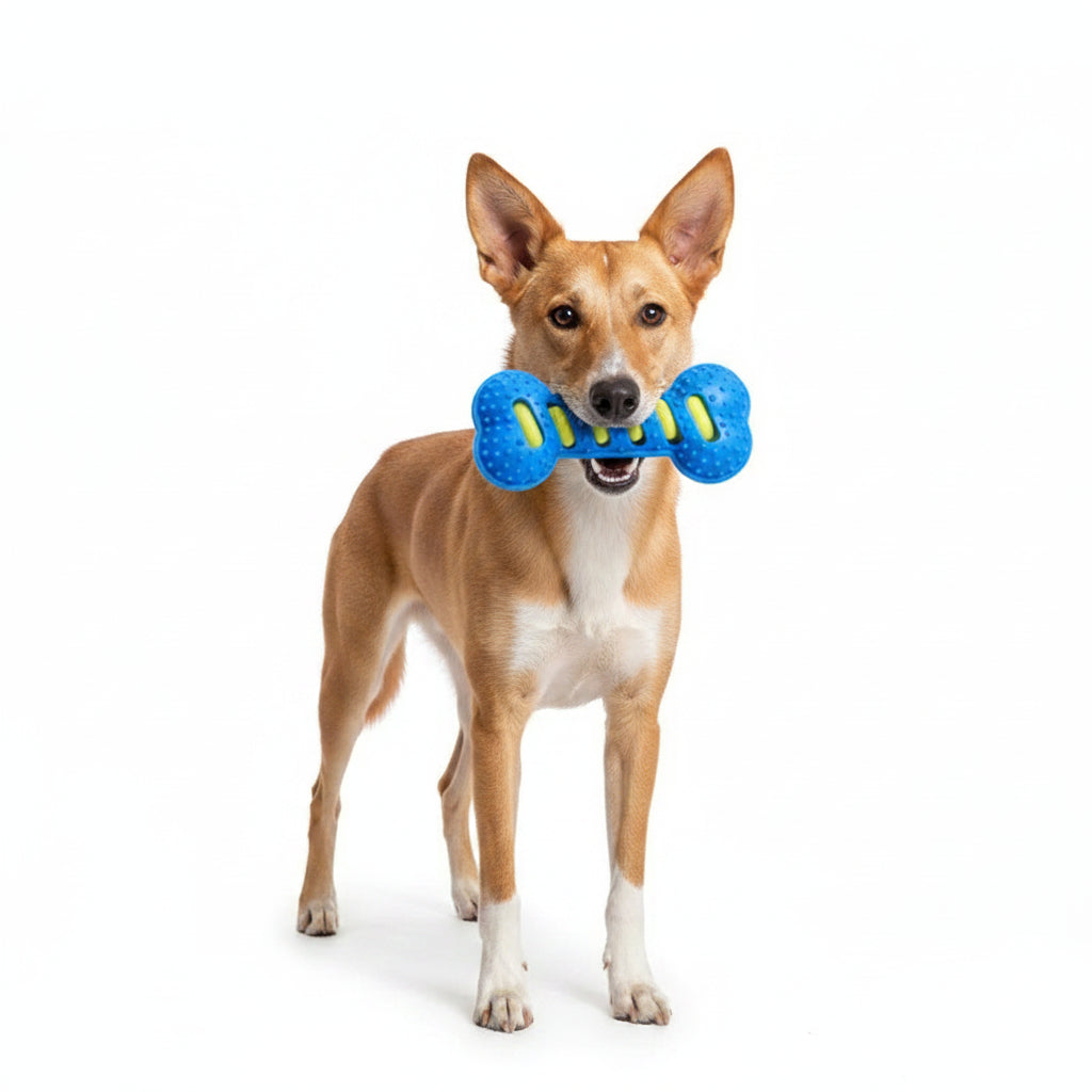 Hueso de Goma Masticable con Sonido para Perros
