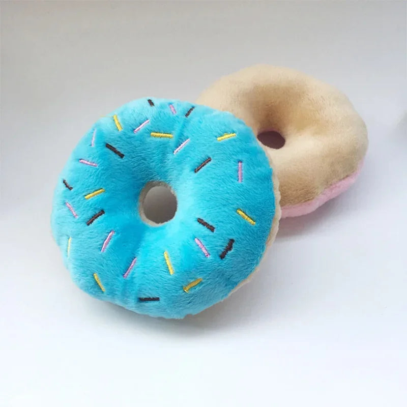 Rosquilla de Peluche con Sonido para Perros