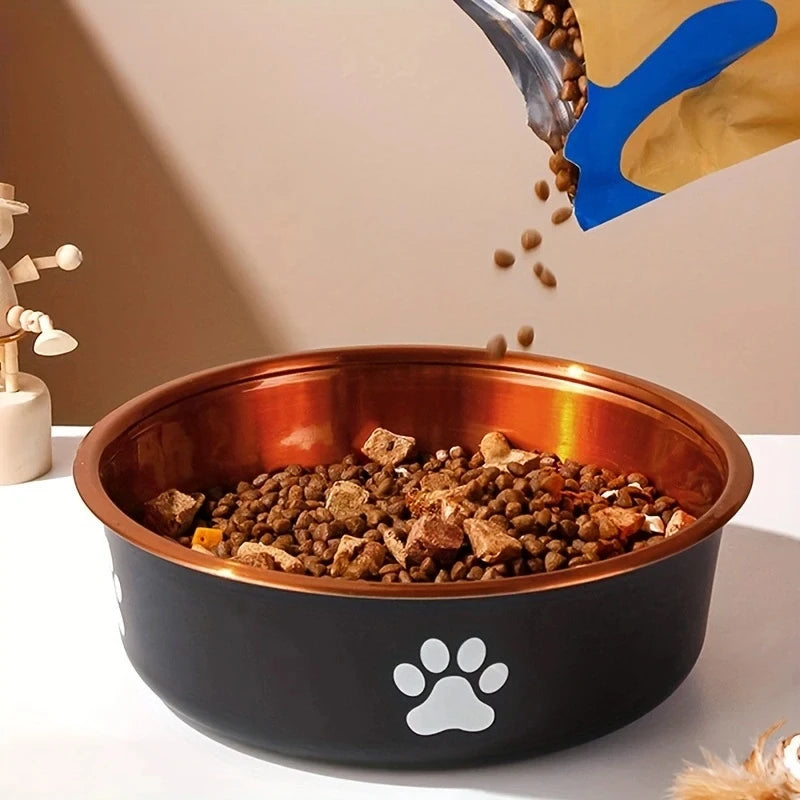 Comedero Antideslizante de Acero Inoxidable para Perros – Duradero, Higiénico y Seguro