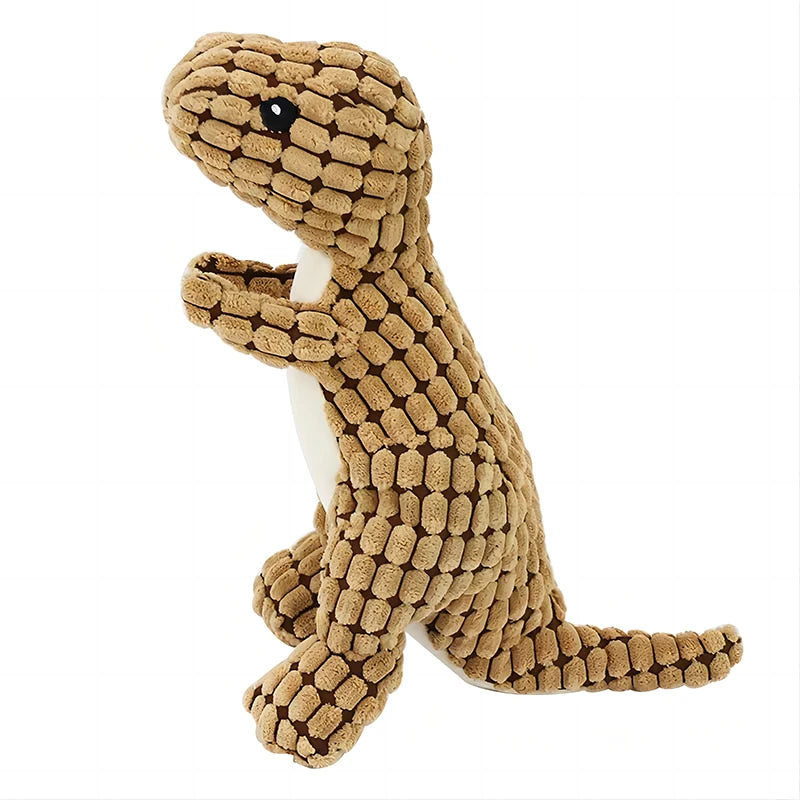 Juguete Mordedor con Sonido para Perros - Diseño Dinosaurio Divertido y Seguro