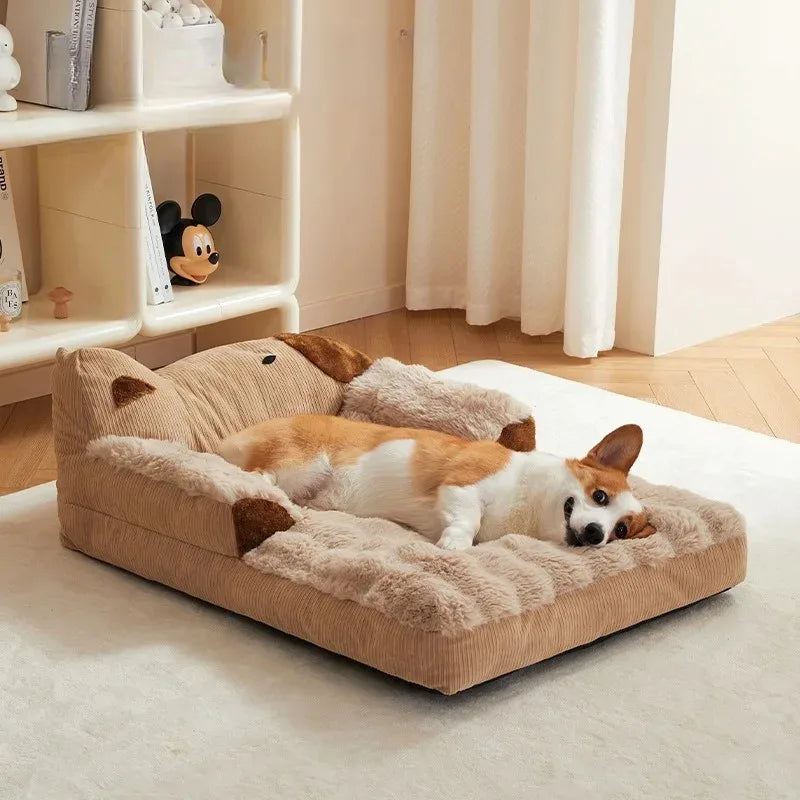 Hundekorb für mittelgroße und große Hunde - weich