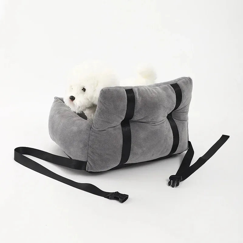 Asiento Elevador para Coche: Viajes Seguros y Confortables - Caqui y Gris