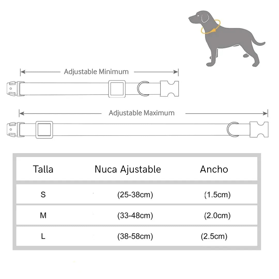 Collar de Cuero PU para Perros – Dale Identidad y Estilo a tu Mejor Amigo