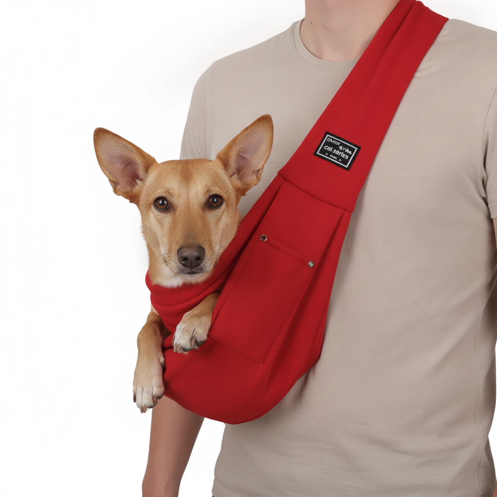 Bolso Bandolera para Mascotas con Bolsillo para el Móvil - imagen 1