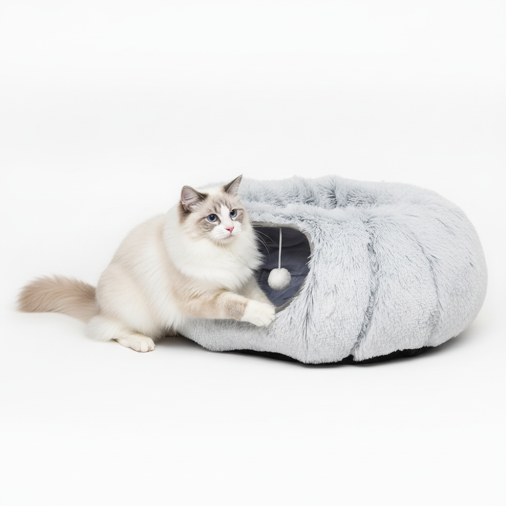 Cama Túnel 2 en 1 para Gatos - imagen 2