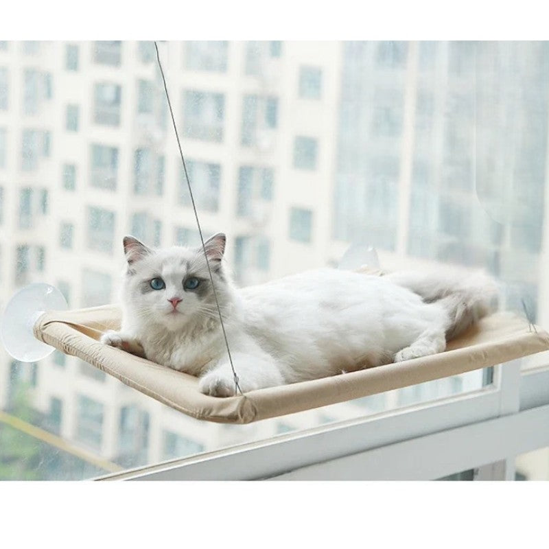 Hamaca Ventana para Gatos de Oxford – Comodidad y Diversión con Vista Panorámica