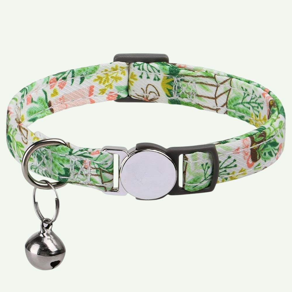 Collar Ajustable con Cascabel para Gatos y Perros Pequeños