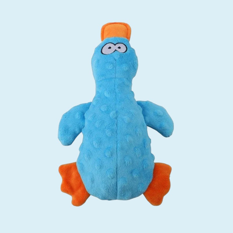 Patos de colores de felpa chirriante – Juguete para tu perro