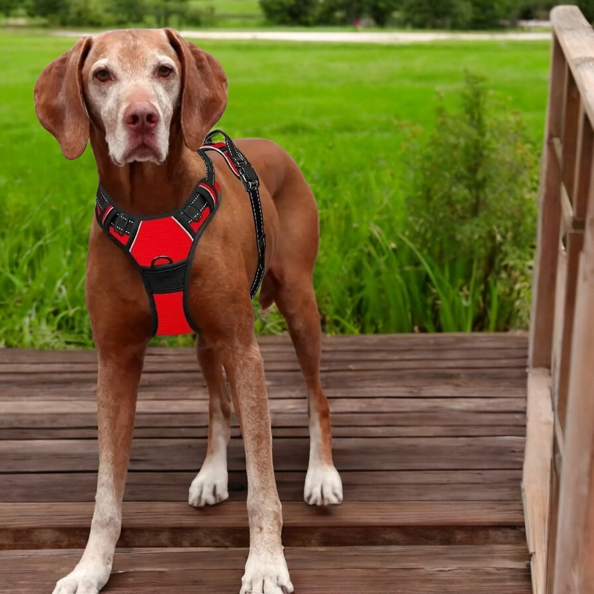 Arnés para Perros Vestido Rojo