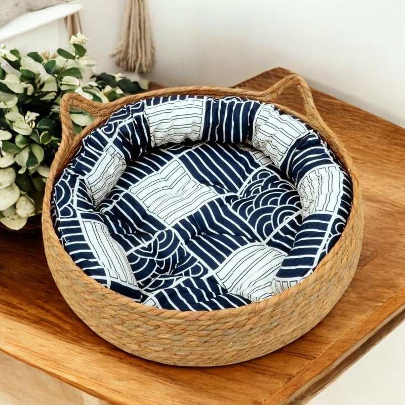 Cama Para Gatos Natural de Rafia