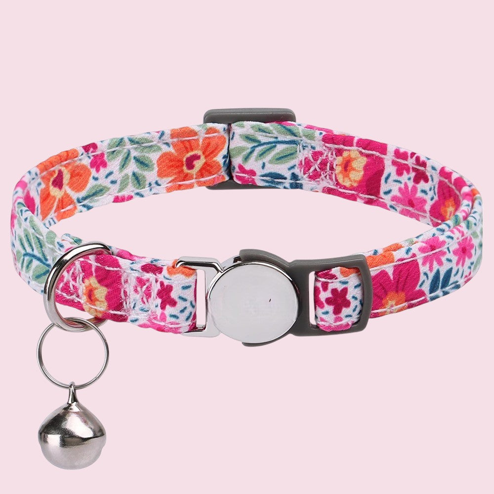 Collar Ajustable con Cascabel para Gatos y Perros Pequeños