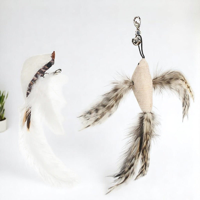 Juguete de Plumas para Gatos – Estimula la Diversión y la Actividad Diaria