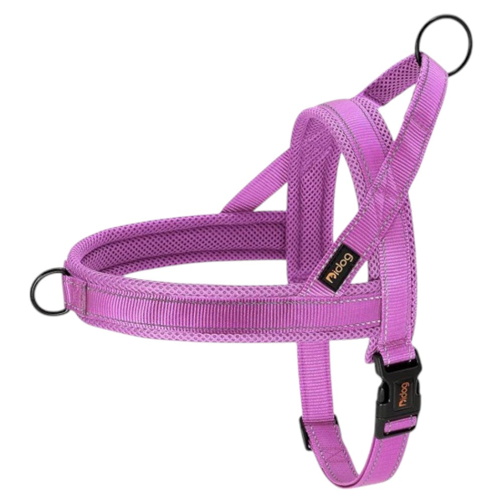 Arnés Antitirones Morado Reflectante para Perros