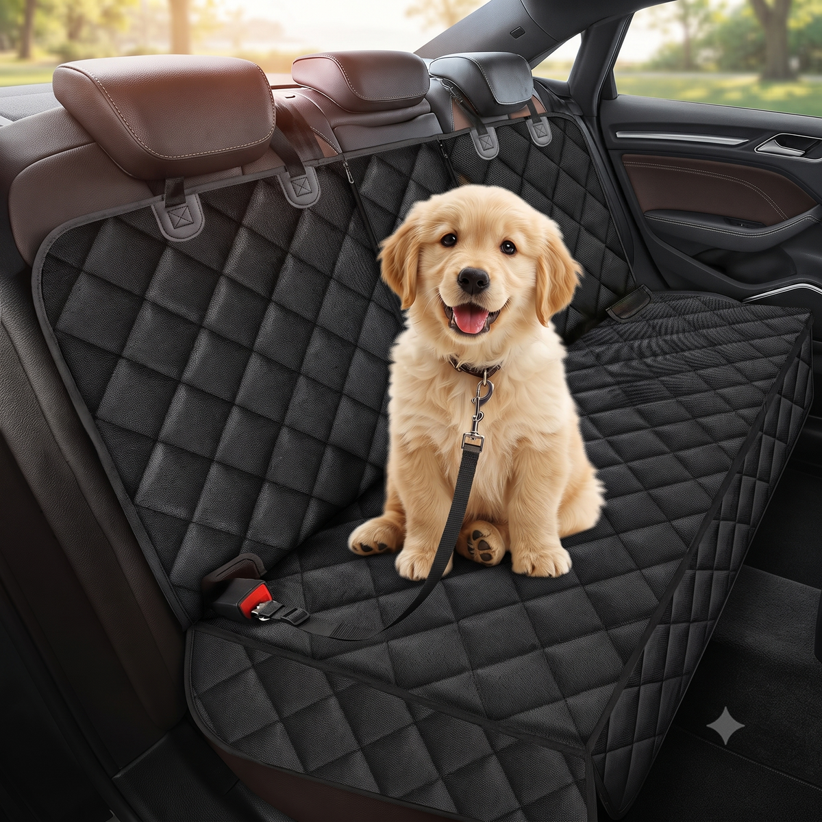 Funda Protectora Impermeable para Asiento Trasero de Coche