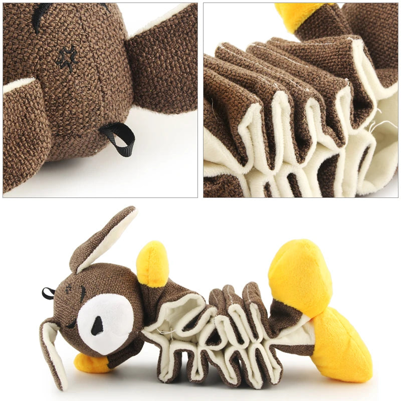 Juguete Comedero Lento de Peluche para Perros - Diseño Animal