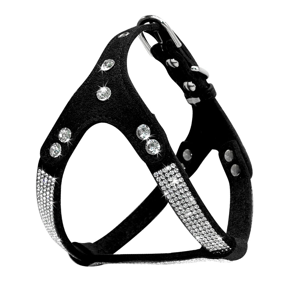Árnes de Gamuza con Cristales para Perros Color Negro