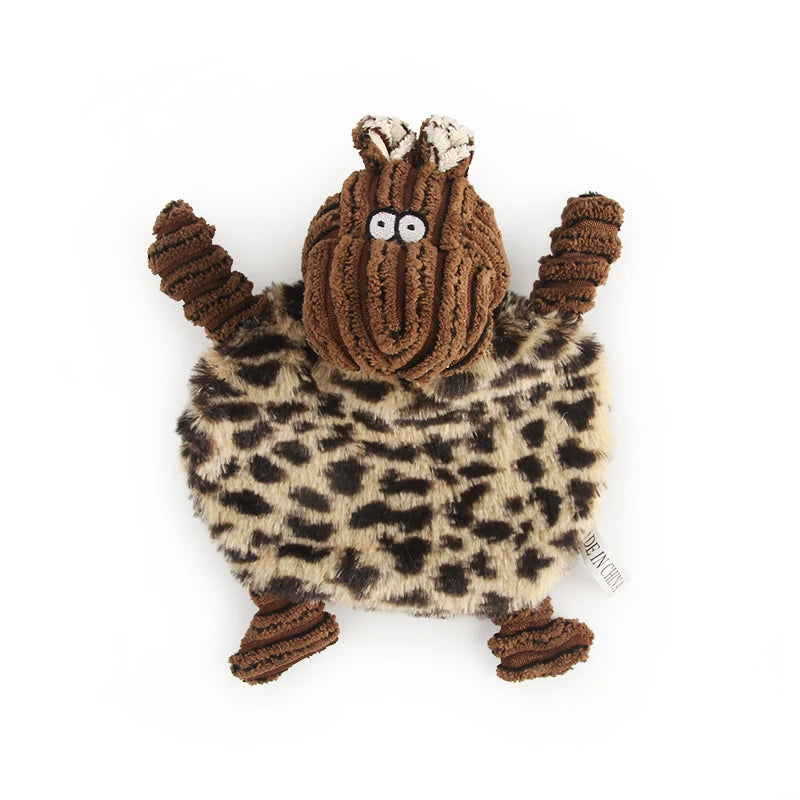 Juguete de Peluche de Pana con Sonido para Perros - Diseños de Animales