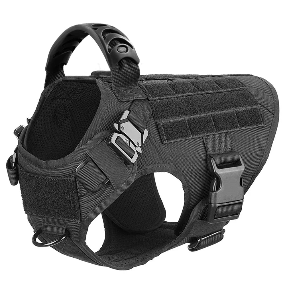 Arnés Táctico Militar para Perros con Sistema MOLLE - Protección Completa
