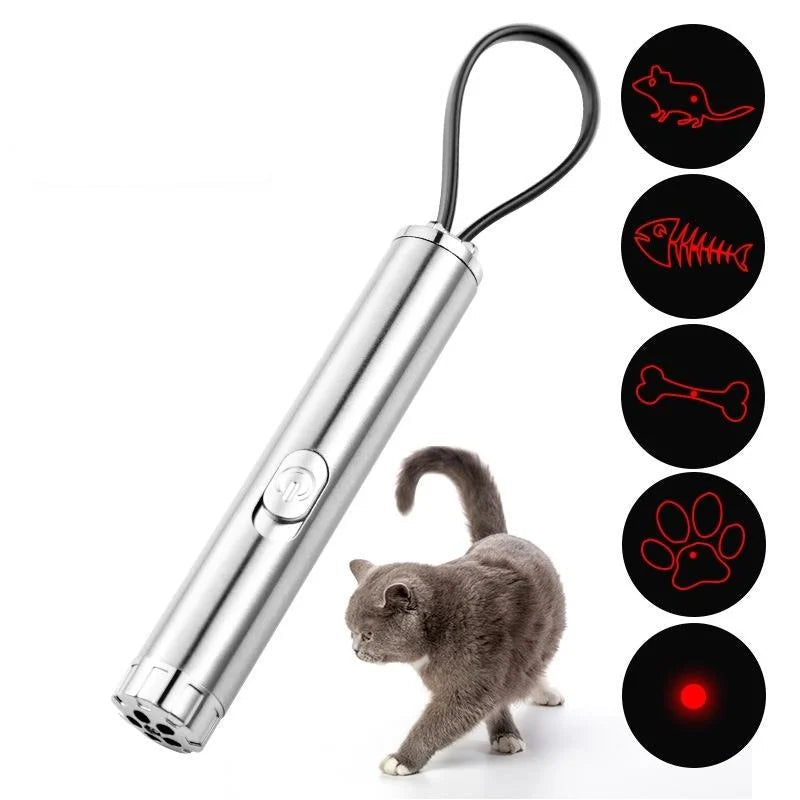 Puntero Láser Multipatrón para Gatos