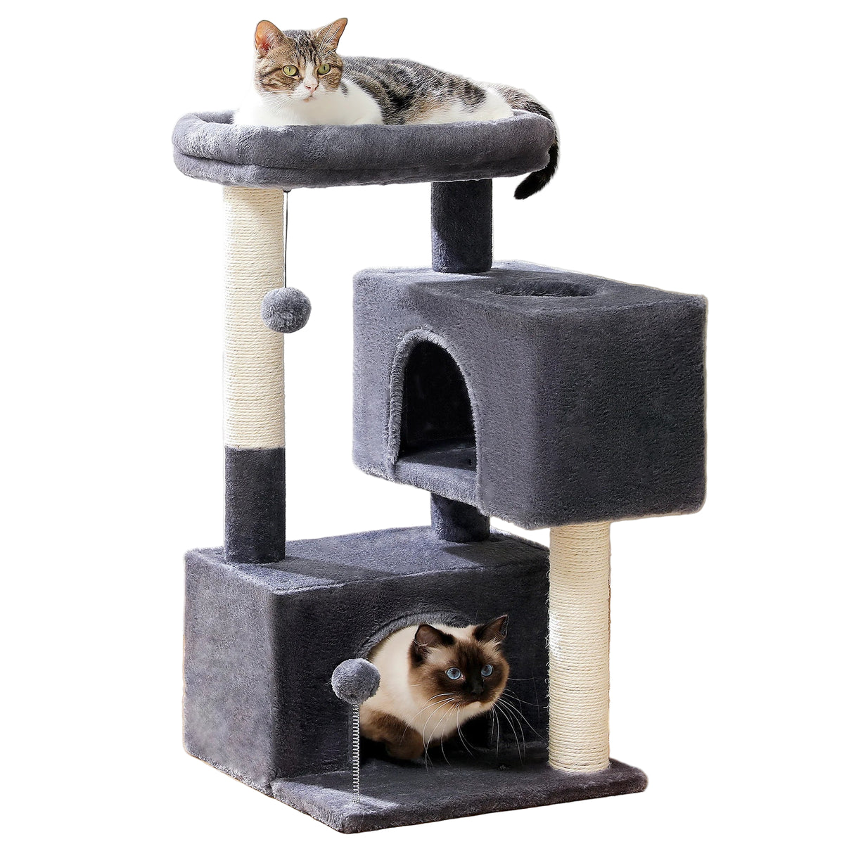 Árbol Rascador Grande para Gatos – Comodidad, Diversión y Estilo