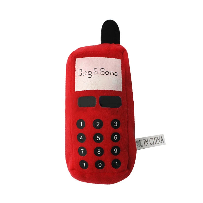 Juguete de Peluche con Forma de Teléfono para Perros