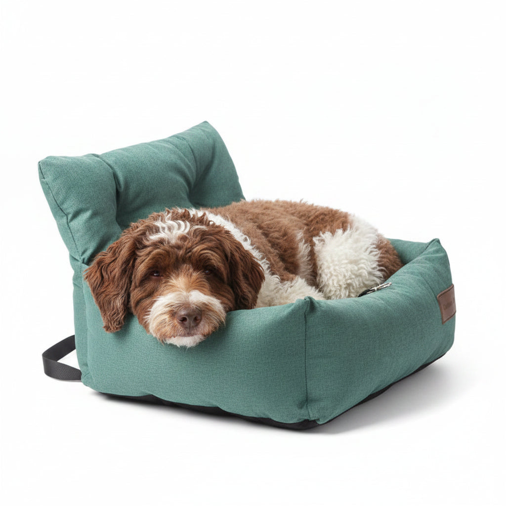 Colchoneta Asiento de Coche para Perros, Antideslizante y Lavable