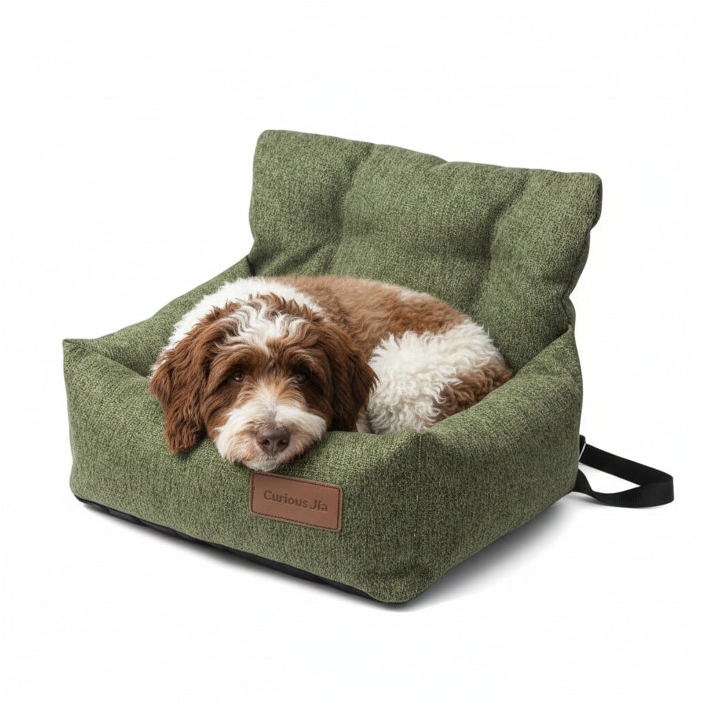 Colchoneta Asiento de Coche para Perros, Antideslizante y Lavable