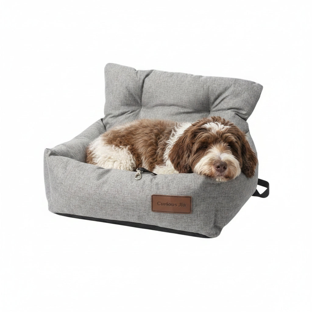 Colchoneta Asiento de Coche para Perros, Antideslizante y Lavable