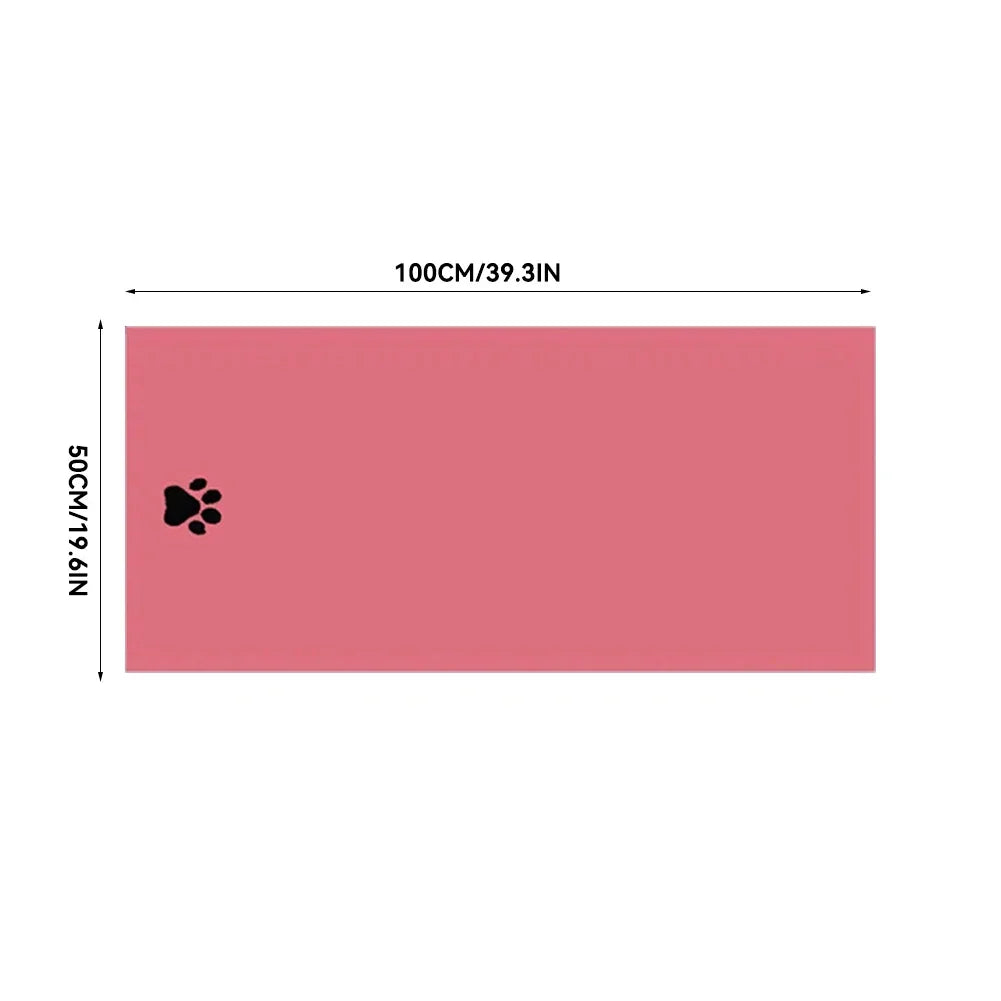 Toalla de Microfibra Bordada para Perros y Gatos